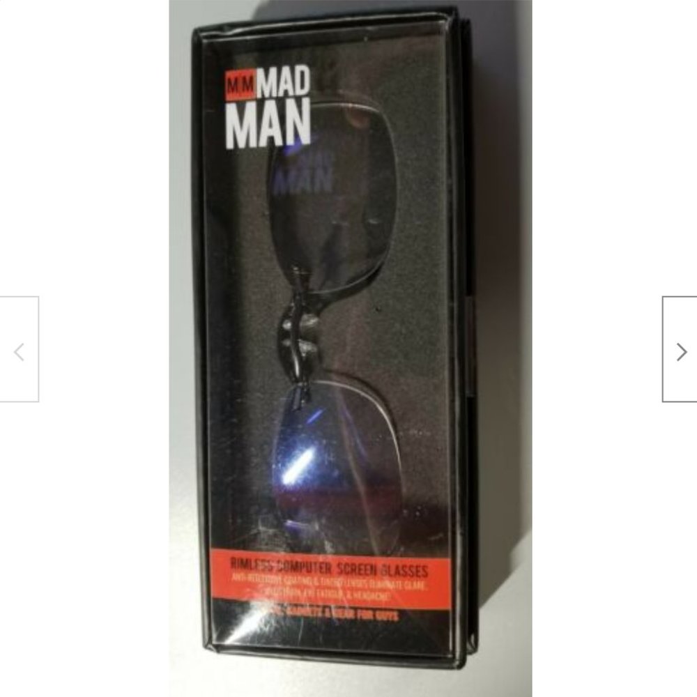 NWT Mad Men Rimless Clip On Computer Screen Glass - Picture 5 of 5